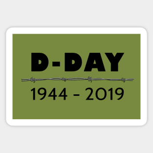 D Day 75 Year Anniversary Sticker